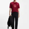 T-Shirt aus Baumwolljersey mit Logo-Motiv zum Jahr des Pferdes