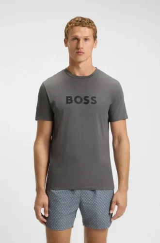 T-Shirt aus Baumwolljersey mit Logo-Print