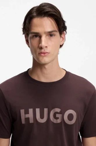 T-Shirt aus Baumwolljersey mit Logo-Print