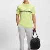 T-Shirt aus Baumwolljersey mit Logo und Streifen