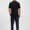 T-Shirt aus Baumwolljersey mit Logo und Streifen