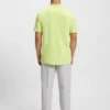 T-Shirt aus Baumwolljersey mit Logo und Streifen