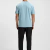 T-Shirt aus Baumwolljersey mit Logo und Streifen