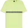 T-Shirt aus Baumwolljersey mit Logo und Streifen