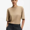 T-Shirt aus Baumwolljersey mit Puff-Print-Logo