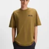 T-Shirt aus Baumwolljersey mit Puff-Print-Logo