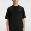 T-Shirt aus Baumwolljersey mit Puff-Print-Logo