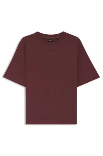 T-Shirt aus Baumwolljersey mit Puff-Print-Logo