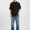 T-Shirt aus Baumwolljersey mit Puff-Print-Logo
