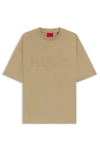 T-Shirt aus Baumwolljersey mit reflektierendem Logo
