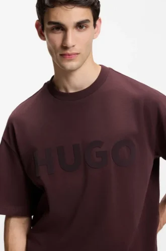 T-Shirt aus Baumwolljersey mit reflektierendem Logo