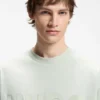 T-Shirt aus Baumwolljersey mit reflektierendem Logo T-Shirt aus Baumwolljersey mit reflektierendem Logo