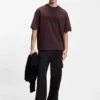 T-Shirt aus Baumwolljersey mit reflektierendem Logo T-Shirt aus Baumwolljersey mit reflektierendem Logo
