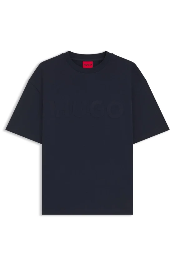 T-Shirt aus Baumwolljersey mit reflektierendem Logo T-Shirt aus Baumwolljersey mit reflektierendem Logo