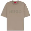 T-Shirt aus Baumwolljersey mit reflektierendem Logo T-Shirt aus Baumwolljersey mit reflektierendem Logo