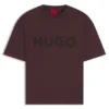 T-Shirt aus Baumwolljersey mit reflektierendem Logo T-Shirt aus Baumwolljersey mit reflektierendem Logo
