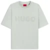 T-Shirt aus Baumwolljersey mit reflektierendem Logo T-Shirt aus Baumwolljersey mit reflektierendem Logo