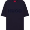 T-Shirt aus Baumwolljersey mit reflektierendem Logo T-Shirt aus Baumwolljersey mit reflektierendem Logo
