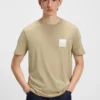 T-Shirt aus Baumwolljersey mit Split-Logo-Print
