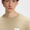 T-Shirt aus Baumwolljersey mit Split-Logo-Print