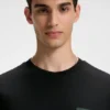 T-Shirt aus Baumwolljersey mit Split-Logo-Print