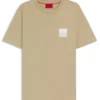 T-Shirt aus Baumwolljersey mit Split-Logo-Print