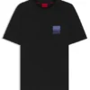 T-Shirt aus Baumwolljersey mit Split-Logo-Print