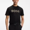 T-Shirt aus Baumwolljersey mit Streifen-Motiv