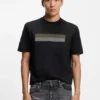 T-Shirt aus Baumwolljersey mit Streifen-Motiv