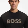 T-Shirt aus Baumwolljersey mit Streifen-Motiv