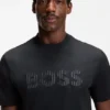 T-Shirt aus Baumwolljersey mit Streifen-Motiv