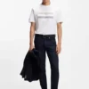 T-Shirt aus Baumwolljersey mit Streifen-Motiv