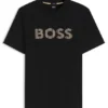 T-Shirt aus Baumwolljersey mit Streifen-Motiv