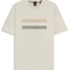 T-Shirt aus Baumwolljersey mit Streifen-Motiv