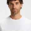T-Shirt aus Baumwolljersey mit strukturiertem Logo