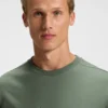 T-Shirt aus Baumwolljersey mit strukturiertem Logo