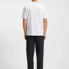 T-Shirt aus Baumwolljersey mit strukturiertem Logo