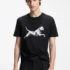 T-Shirt aus Baumwolljersey mit Tiermotiv