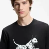 T-Shirt aus Baumwolljersey mit Tiermotiv