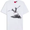 T-Shirt aus Baumwolljersey mit Tiermotiv