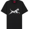 T-Shirt aus Baumwolljersey mit Tiermotiv