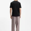 T-Shirt aus Baumwolljersey mit versetztem Logo T-Shirt aus Baumwolljersey mit versetztem Logo