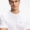 T-Shirt aus Baumwollmesh mit Stickerei T-Shirt aus Baumwollmesh mit Stickerei