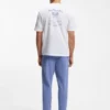 T-Shirt aus Baumwollmesh mit Stickerei T-Shirt aus Baumwollmesh mit Stickerei