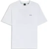 T-Shirt aus Baumwollmesh mit Stickerei T-Shirt aus Baumwollmesh mit Stickerei