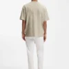 T-Shirt aus Baumwollmischung mit Blumen-Jacquardmuster T-Shirt aus Baumwollmischung mit Blumen-Jacquardmuster