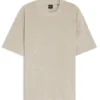 T-Shirt aus Baumwollmischung mit Blumen-Jacquardmuster T-Shirt aus Baumwollmischung mit Blumen-Jacquardmuster