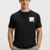 T-Shirt aus Baumwollmischung mit dekorativen reflektierenden Akzenten T-Shirt aus Baumwollmischung mit dekorativen reflektierenden Akzenten