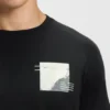 T-Shirt aus Baumwollmischung mit dekorativen reflektierenden Akzenten T-Shirt aus Baumwollmischung mit dekorativen reflektierenden Akzenten