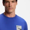 T-Shirt aus Baumwollmischung mit dekorativen reflektierenden Akzenten T-Shirt aus Baumwollmischung mit dekorativen reflektierenden Akzenten